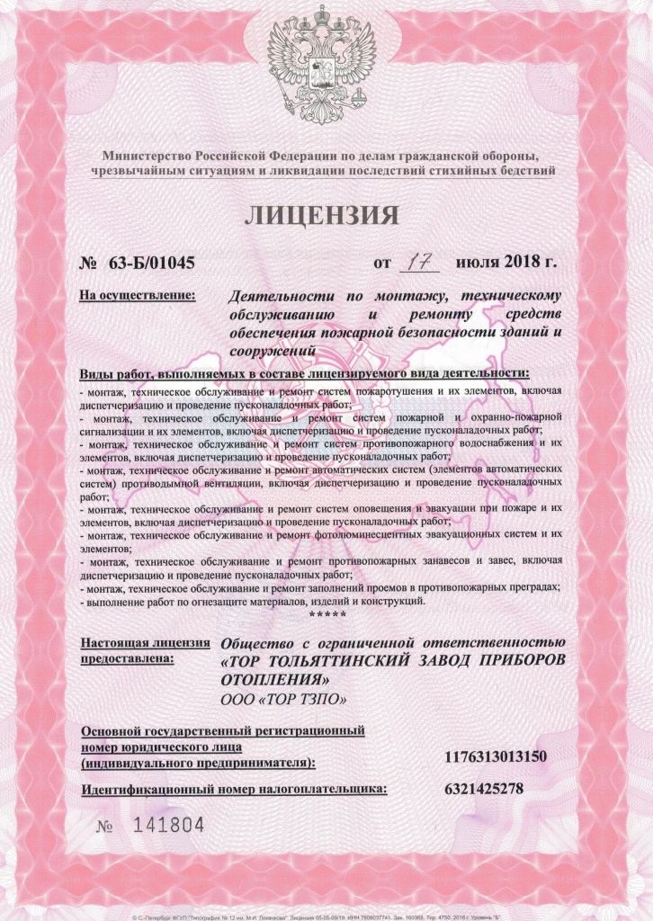 Лицензия