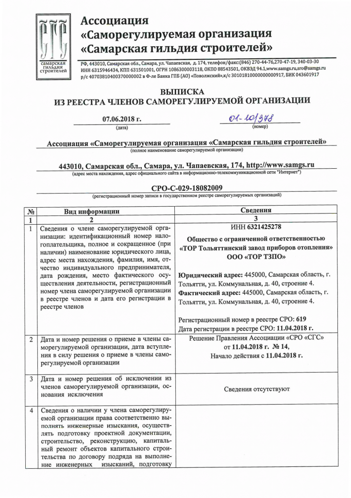 Выписка